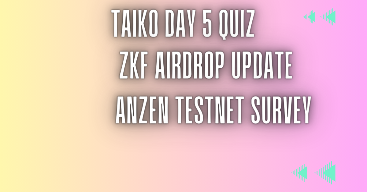 Taiko Day 5 Quiz