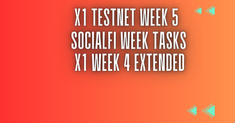 X1 Testnet Week 5